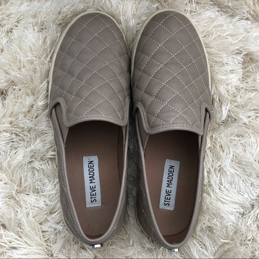 Steve Madden Quilted Slip-On Sneakers